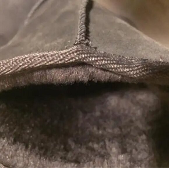 NINE WEST Classic Suede look Ankle Knee Low Heel Boots Women’s Size 7 - Picture 5 of 6